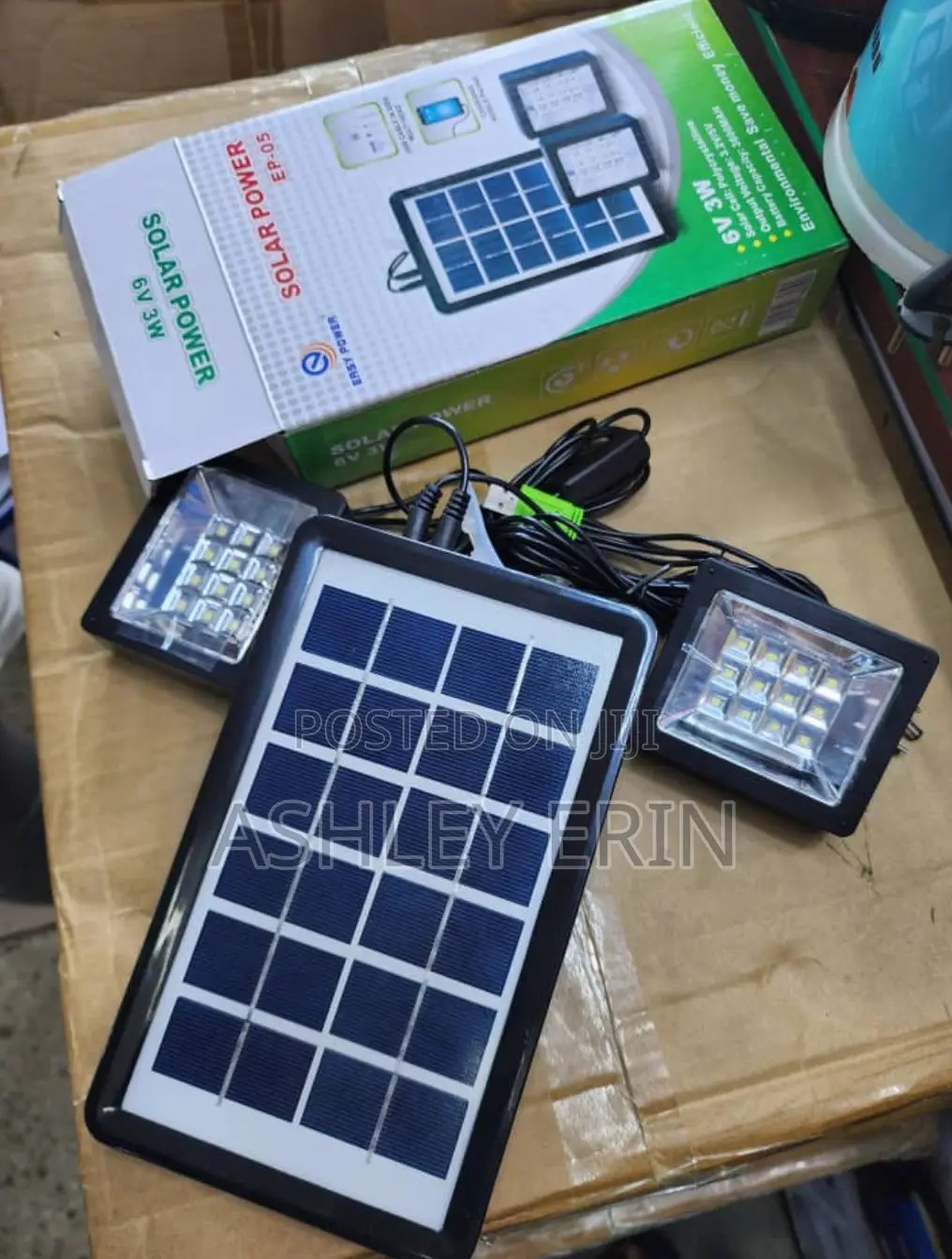 Mini Solar Lighting System With 2 Lights