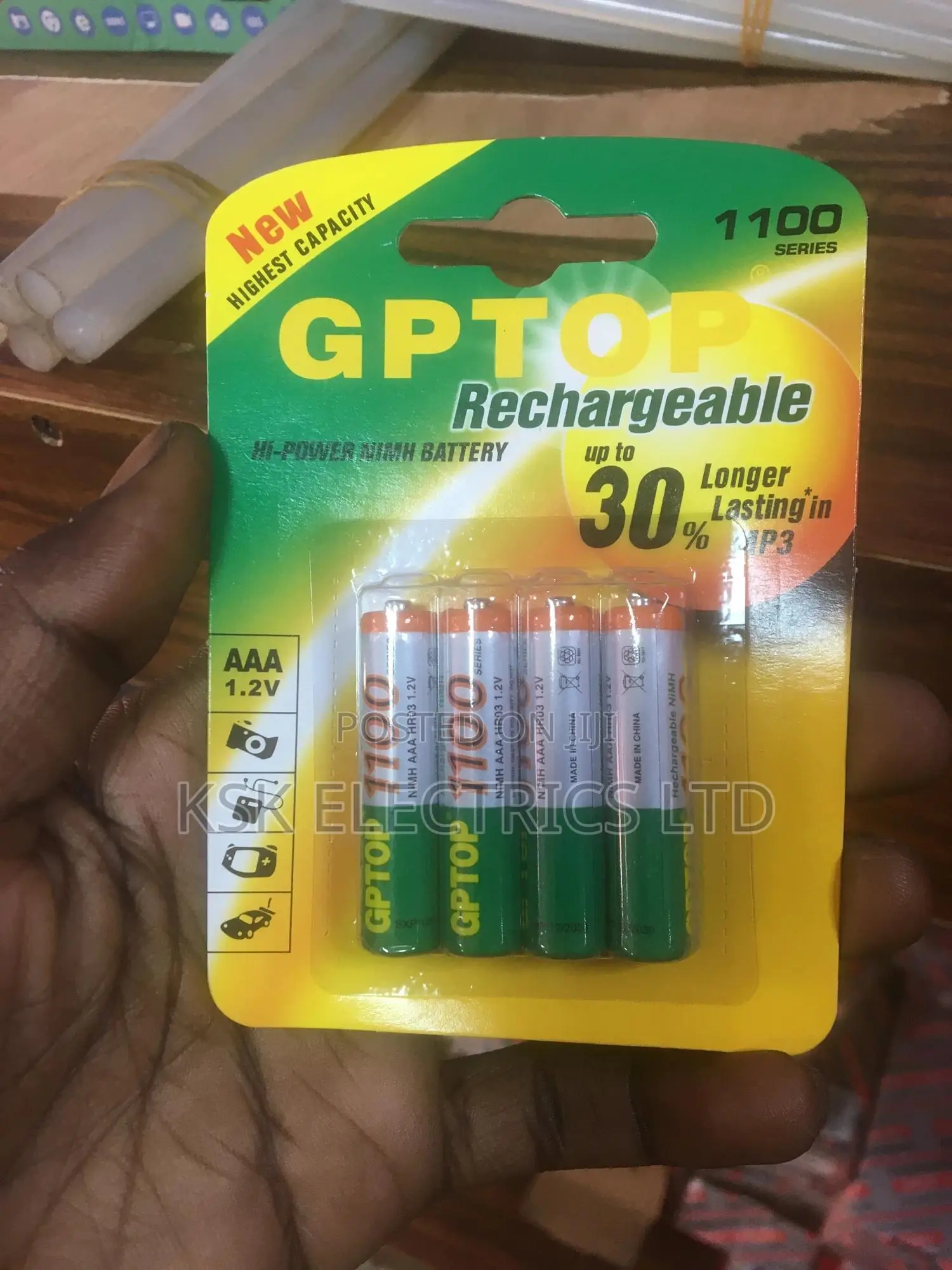 Aaa Gptop Re-Chargable Batteries