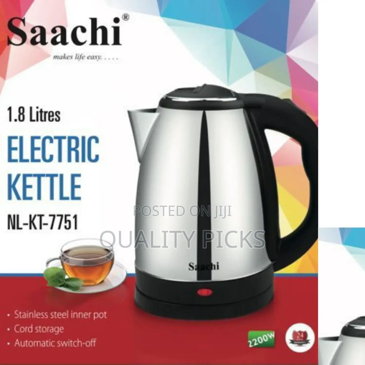 Saachi Stainless Electric Kettle