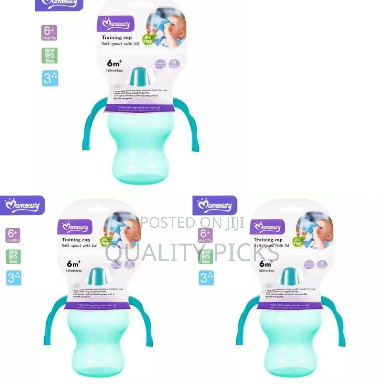 Momeasy Plastic Baby Training Cup
