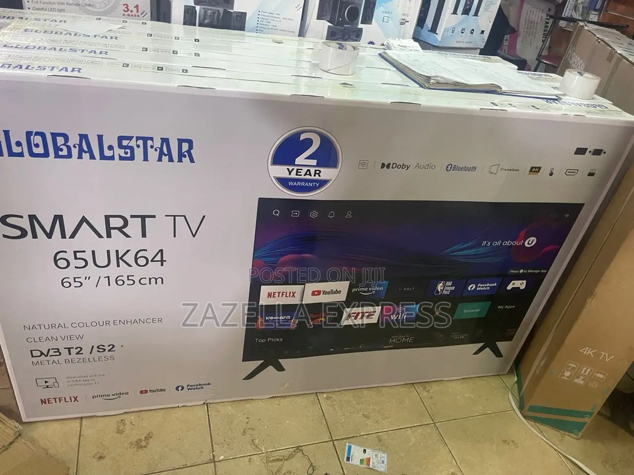 Global Star 65" Smart Android TV Screen