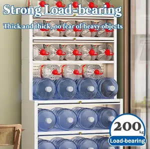 Kitchen Baker's Rack With Cabinet (6 Tiers)
