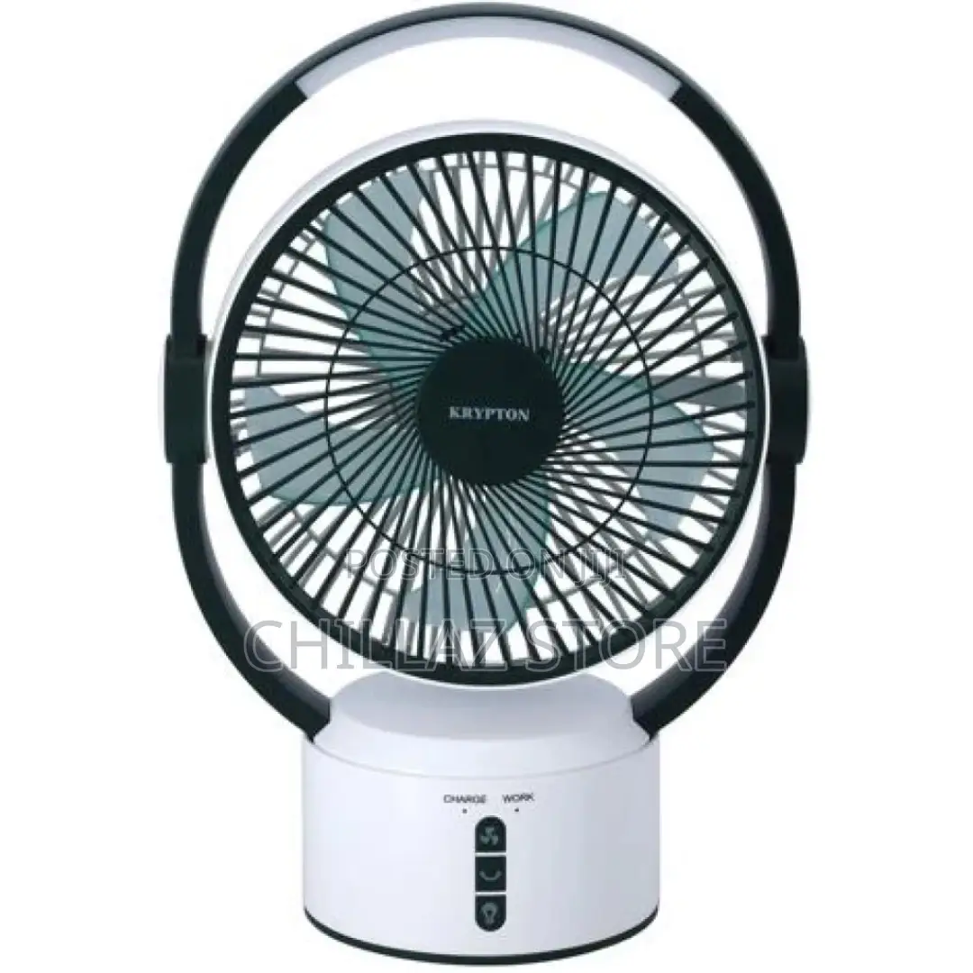 Krypton Rechargeable 9′′ Rech Table/ Traveller’S Fan KNF