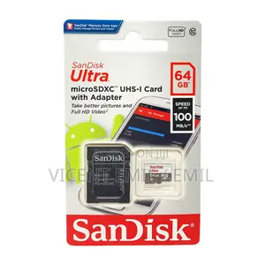 Sandisk Ultra Memory Card 64GB UHS-I Card