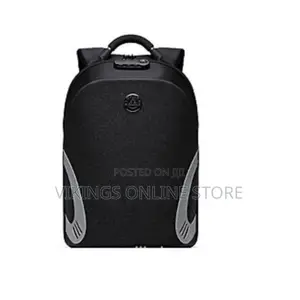 Men's Designer Anti Theft Laptop Bag - Black,Grey