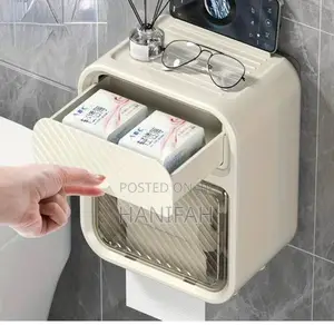 3 in 1 Waterproof Toilet Paper Holder Box