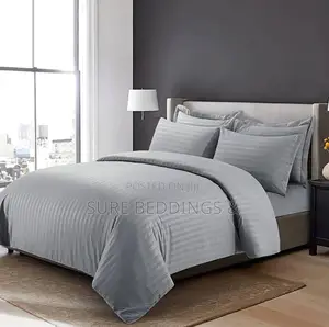 Stripped Cotton Duvet Cover