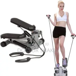 Mini Electric Stepper With Resistance Bands