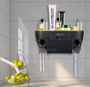Generic Wall Mounted Multipurpose Toothbrush Holder