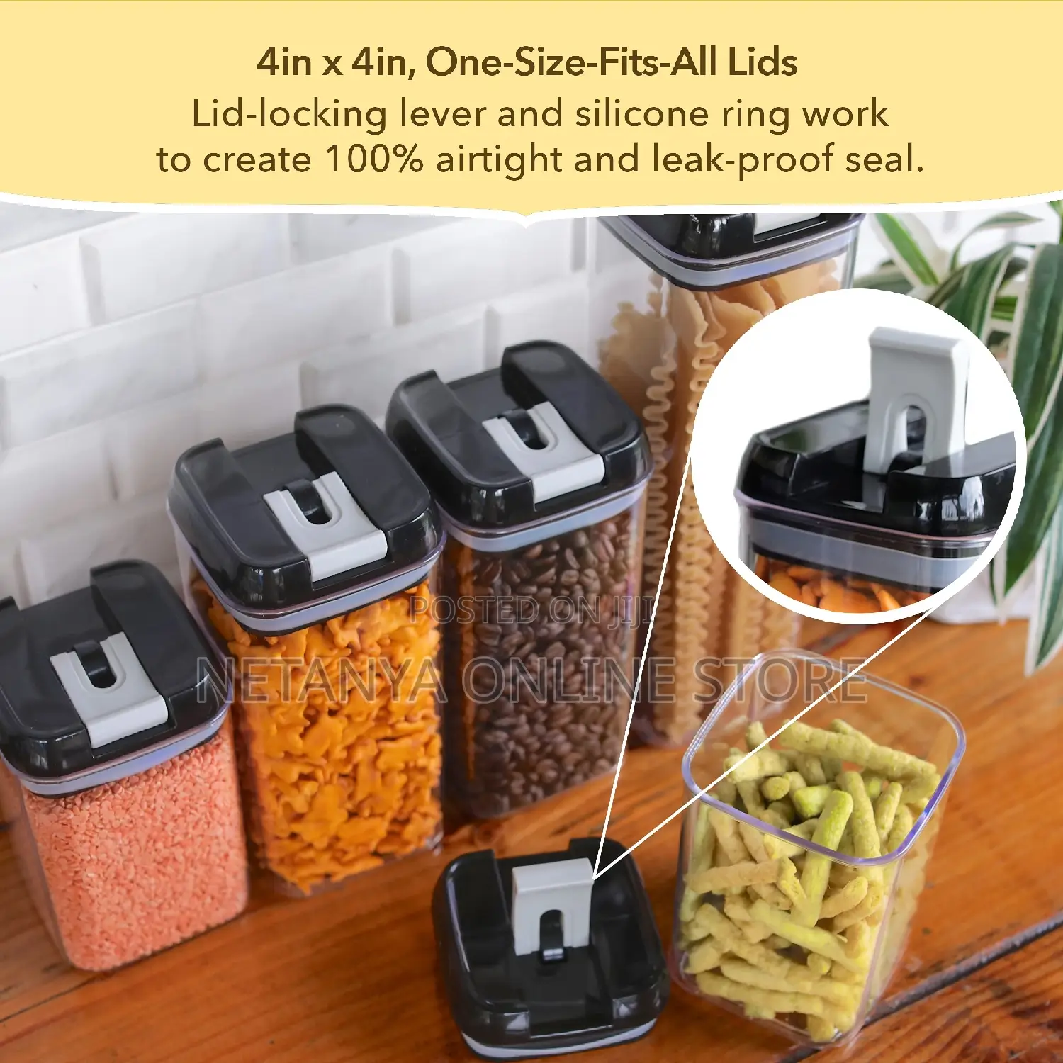 7pcs Airtight Food Storage Containers