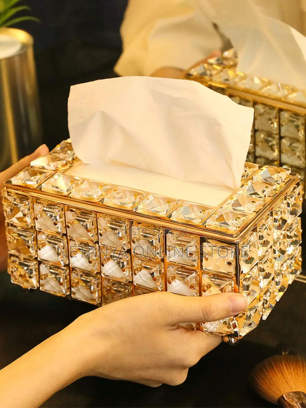 Crystal Tissue Box
