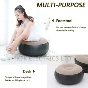 Air Sofa Inflatable Bean Bag With One Footstool