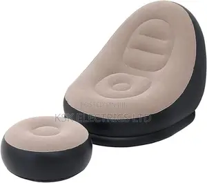 Air Sofa Inflatable Bean Bag With One Footstool