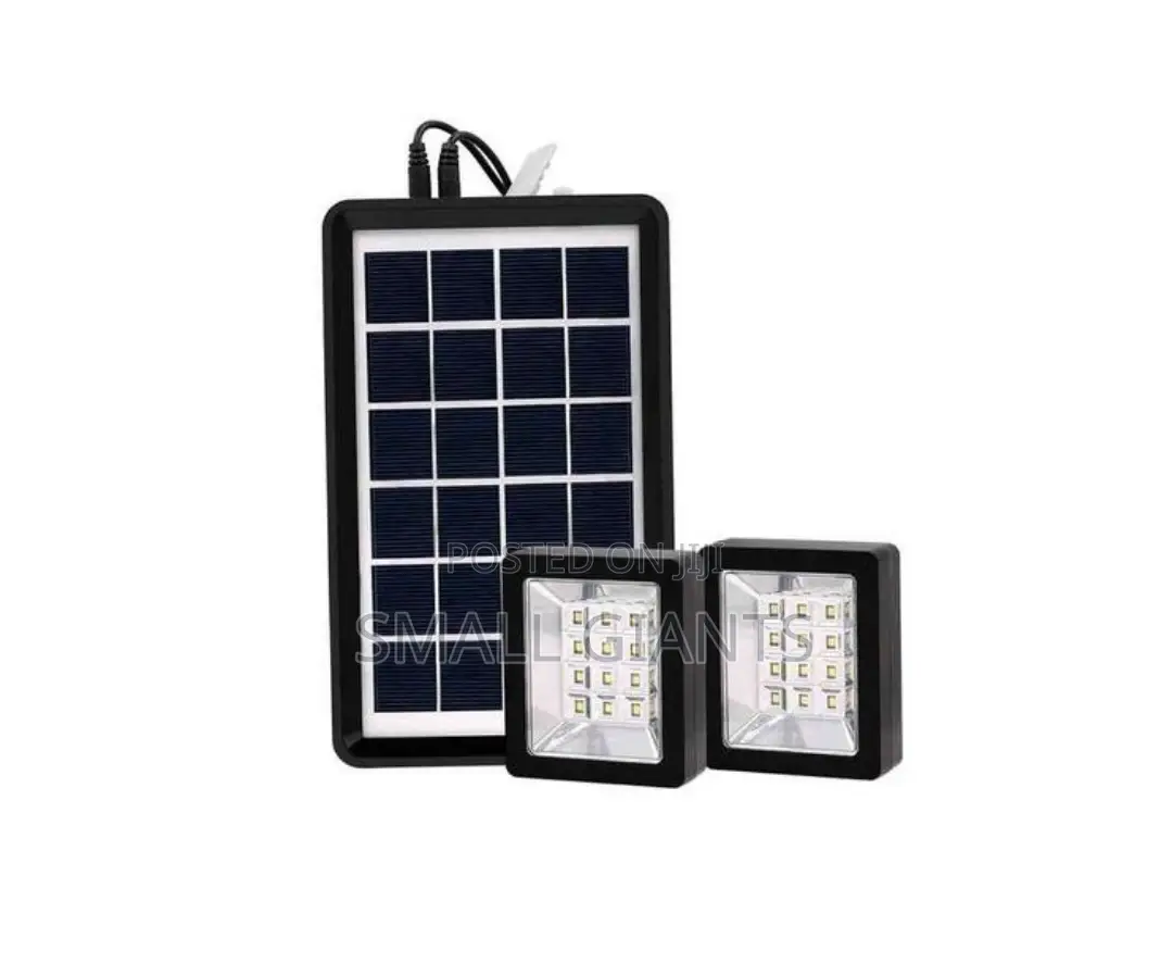 Mini Solar Lighting System With 2 Lights