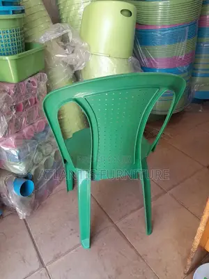 Green Executive Plastic Chairs Front Design.
