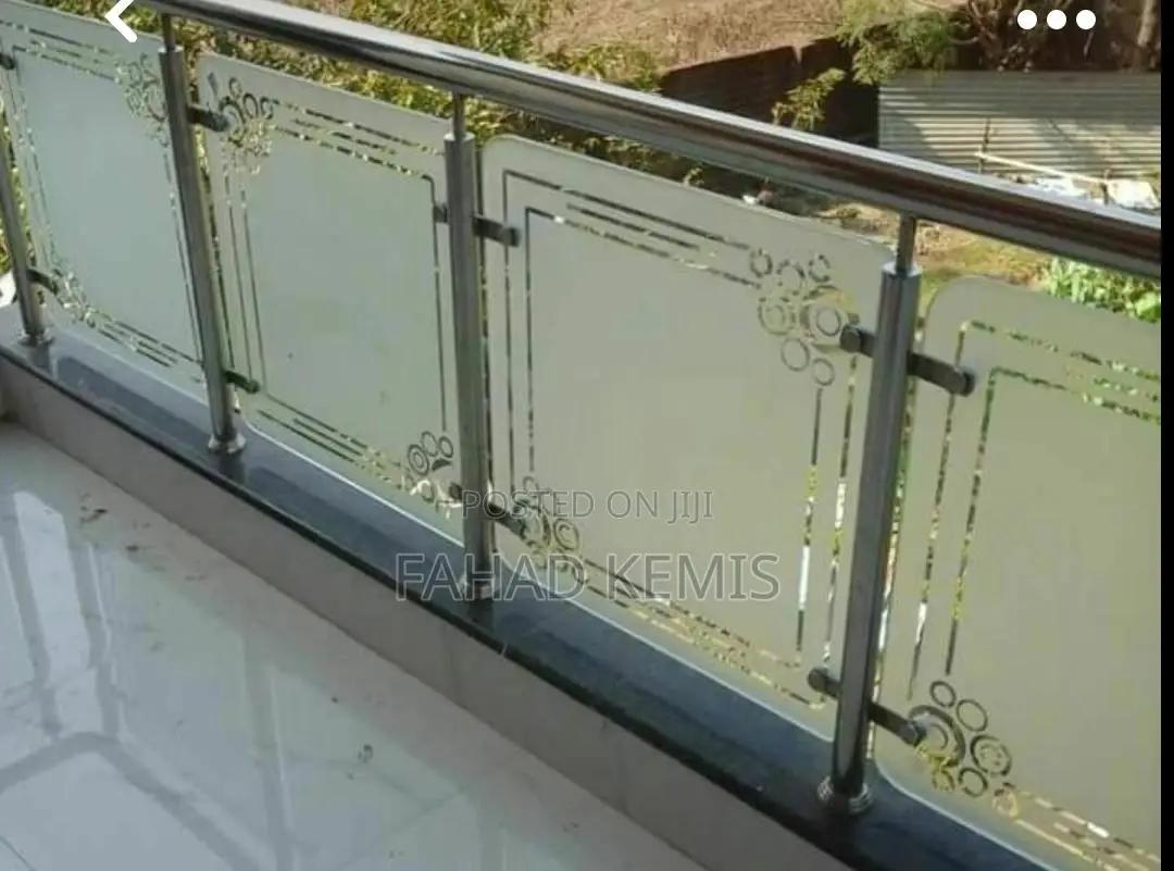 Stainless Glass Balcony Frost
