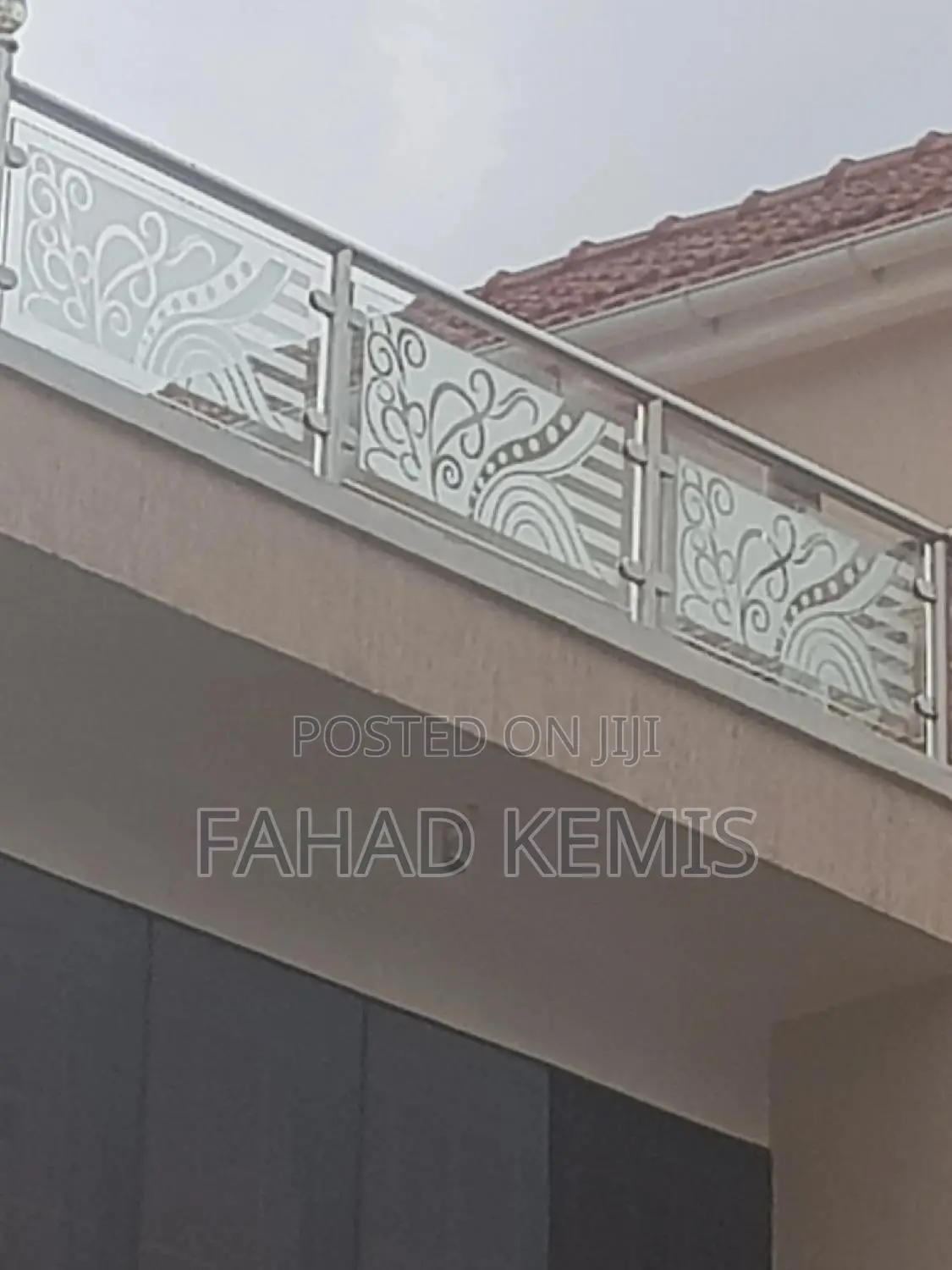 Stainless Glass Balcony Frost