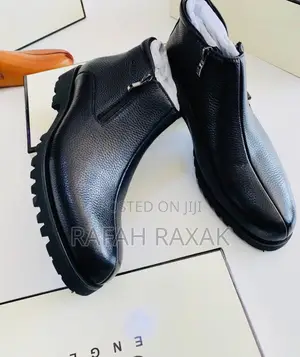 Original Clarks Double Zip Leather Ankle Boots