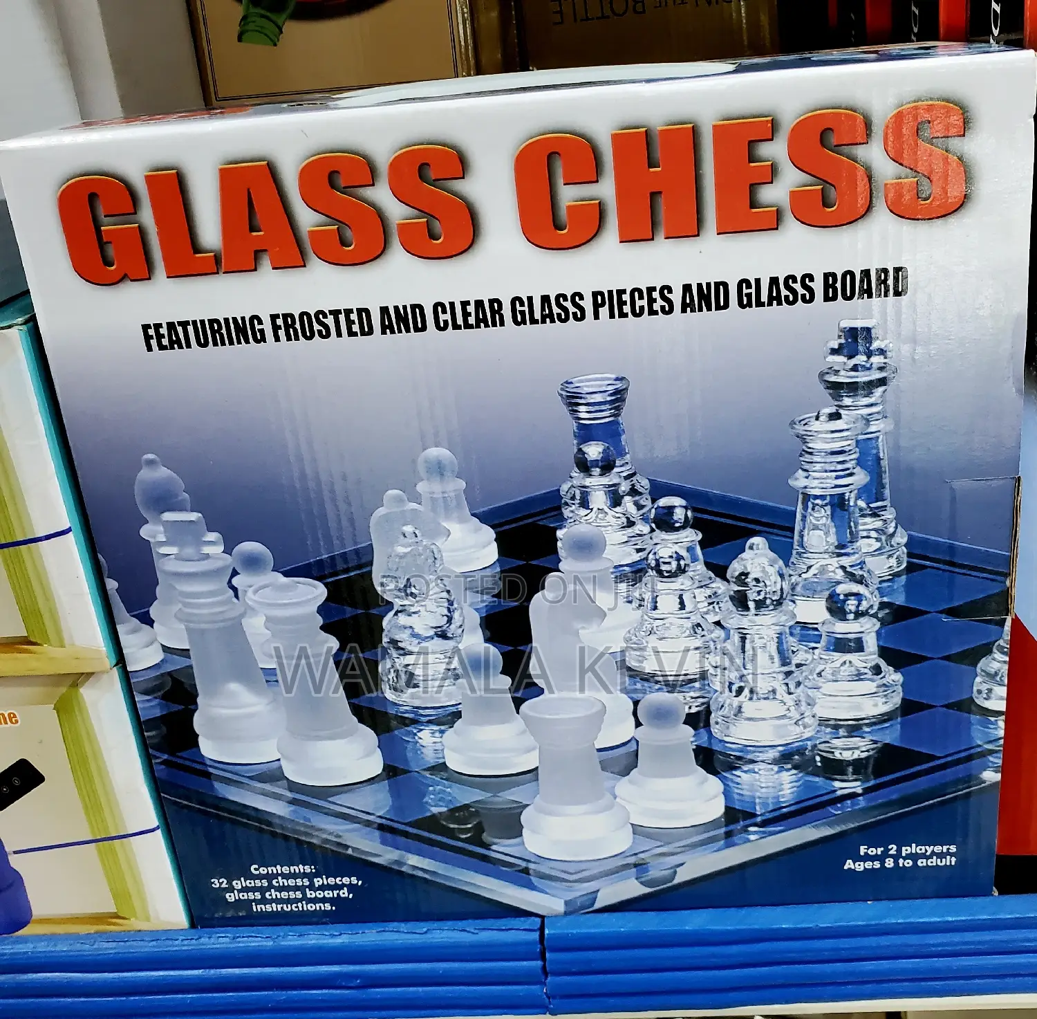Glass Chess Board