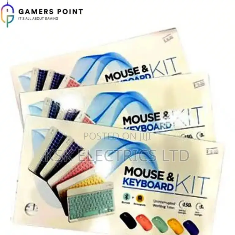 Mouse Keyboard (Pc, Mac, Mobiles) Bluetooth Rechargeable