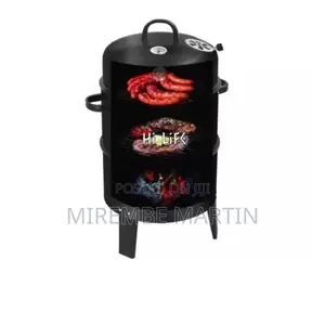Round Charcoal BBQ Grill.