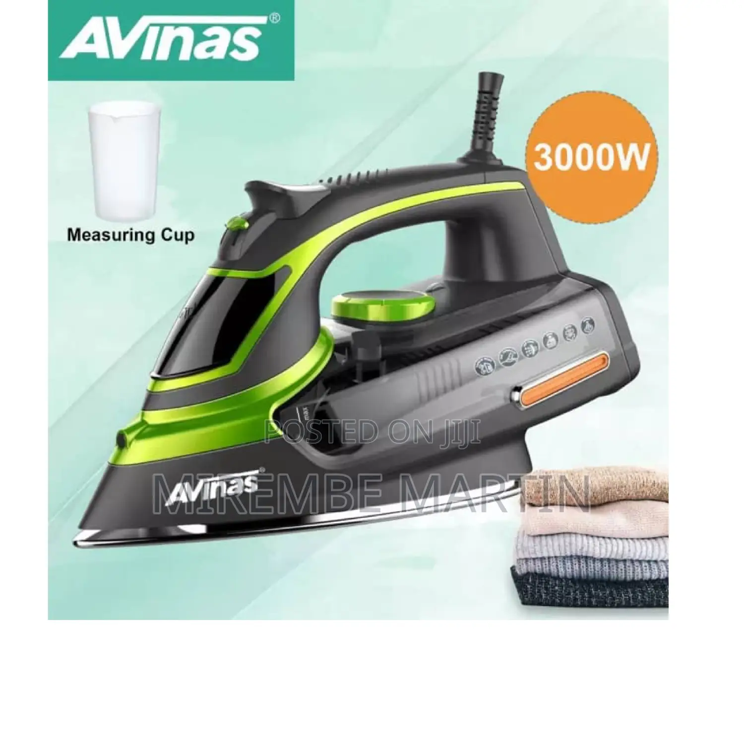 Avinas Heavy Duty Steam Iron.
