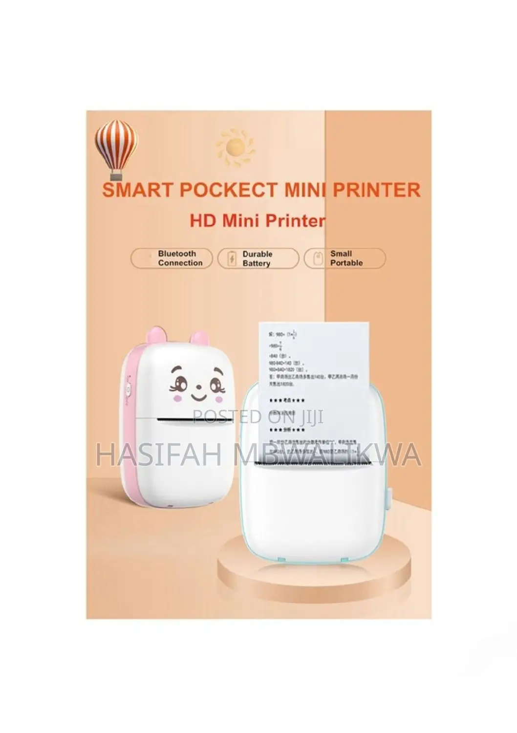 Wireless Mini Pocket Printer