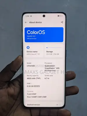 Oppo Reno8 T 5G 256 GB Silver