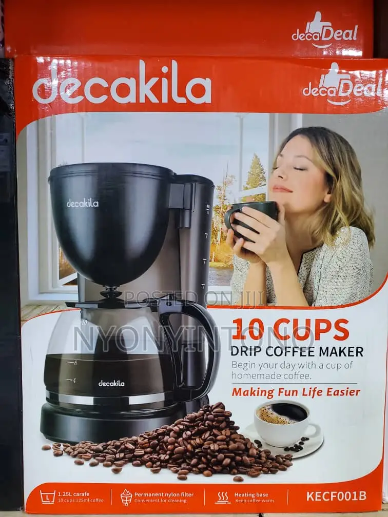 Decakila High Quality Drip Coffee Maker With 2mnths Warranty