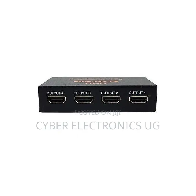 Ultra HD 4 Port HDMI Splitter 1x4 Repeater Amplifier 1080