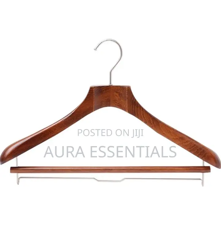 1pc Heavy Duty Wood Suit Hangers