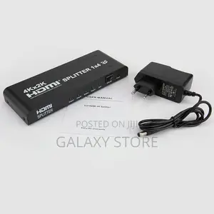 1x4 HDMI Splitter - 4 Ports Output 1 Input Supports 