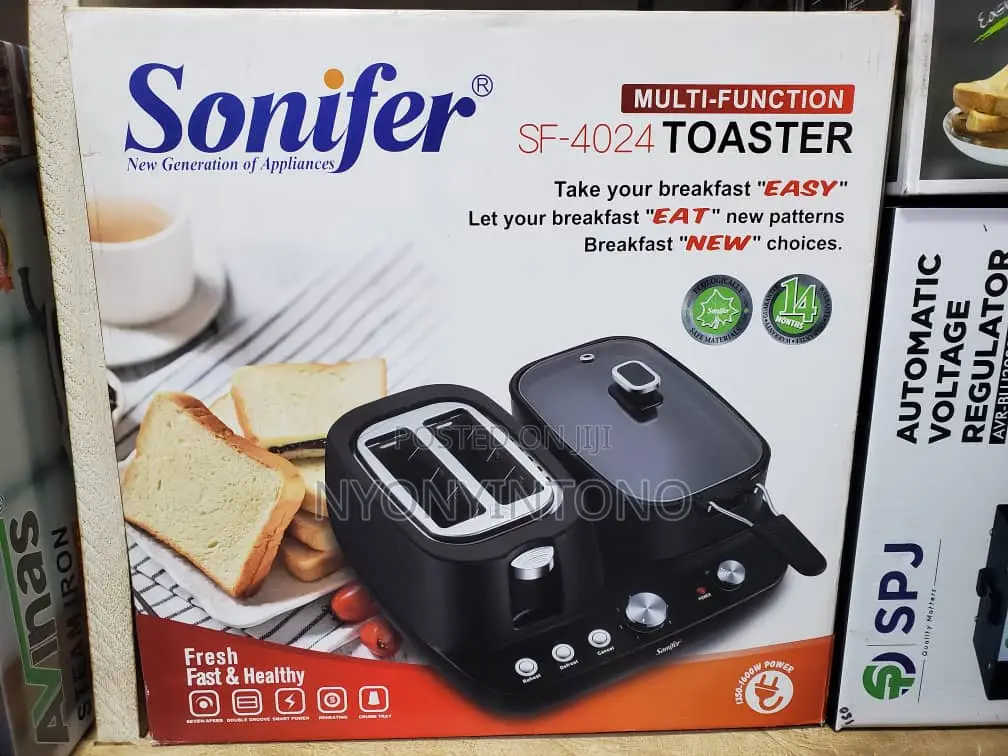 Sonifer High Quality Multfunctional Toaster 14nths Warranty.