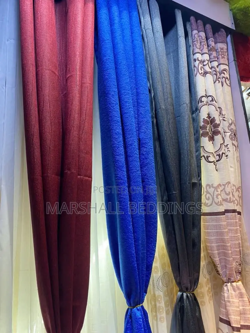 Plain Curtains With Nets