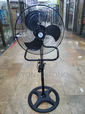 Black Strong Durablespj 18"Stand Fanwz3speed Adjustable Wind