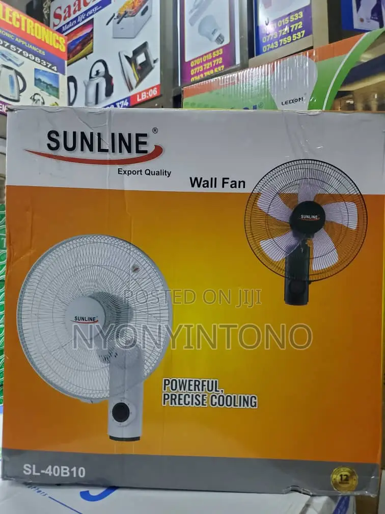 Sunline Wall Mounted Fan, So Strong , Quite And Durable.