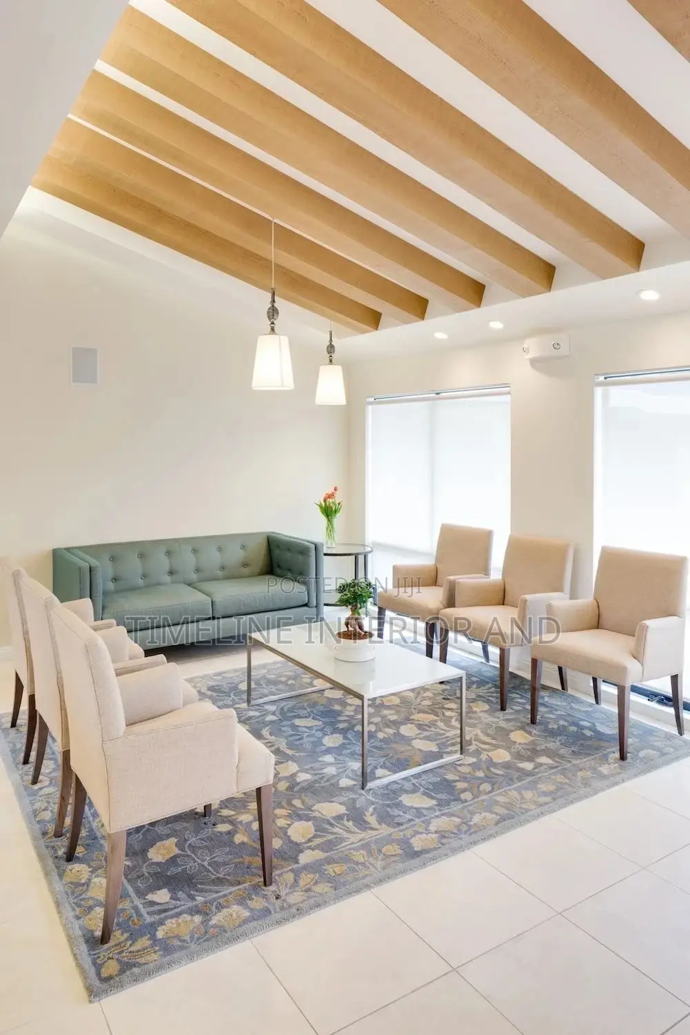 Waiting Area Gypsum Designing