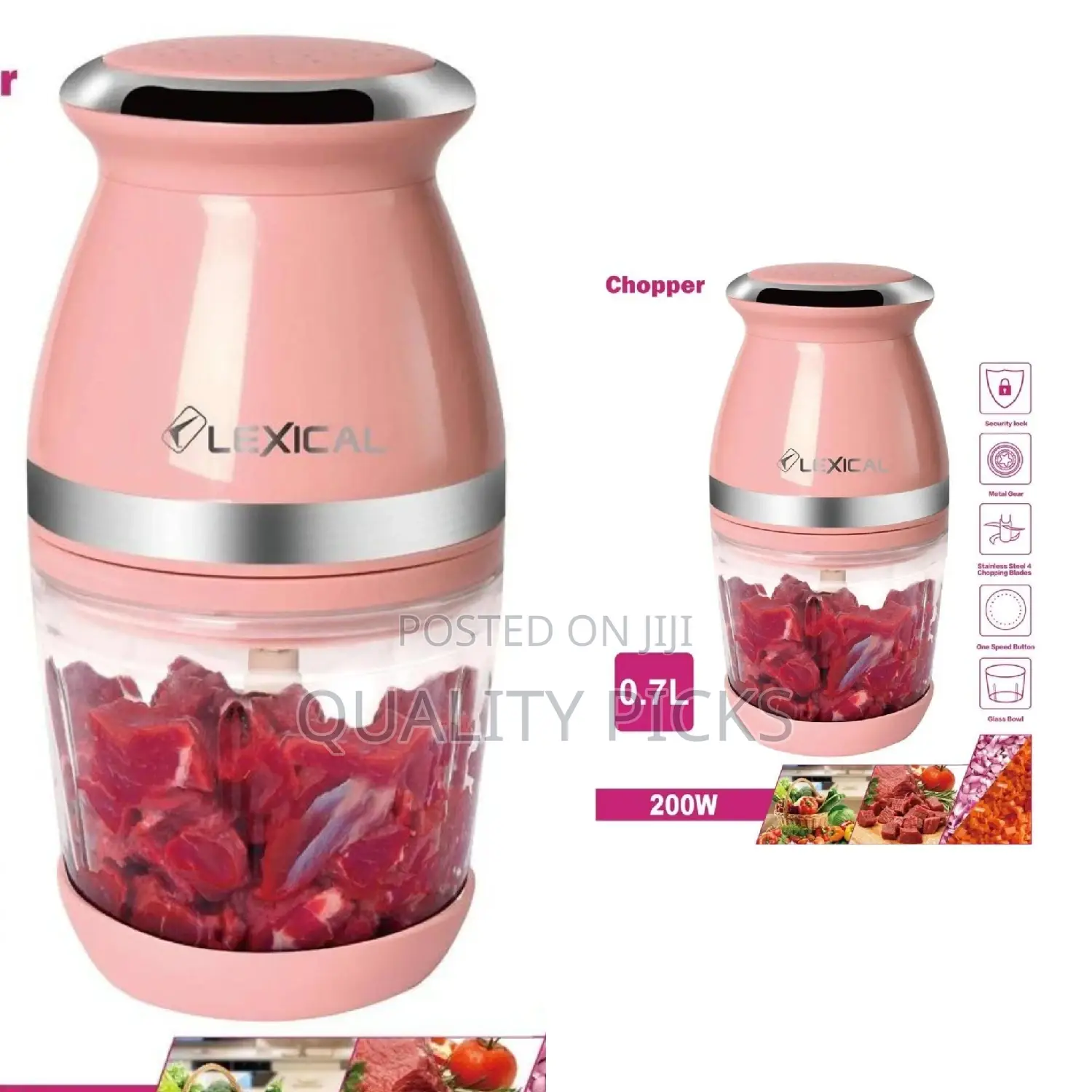 Rechargeable Mini Food Chopper