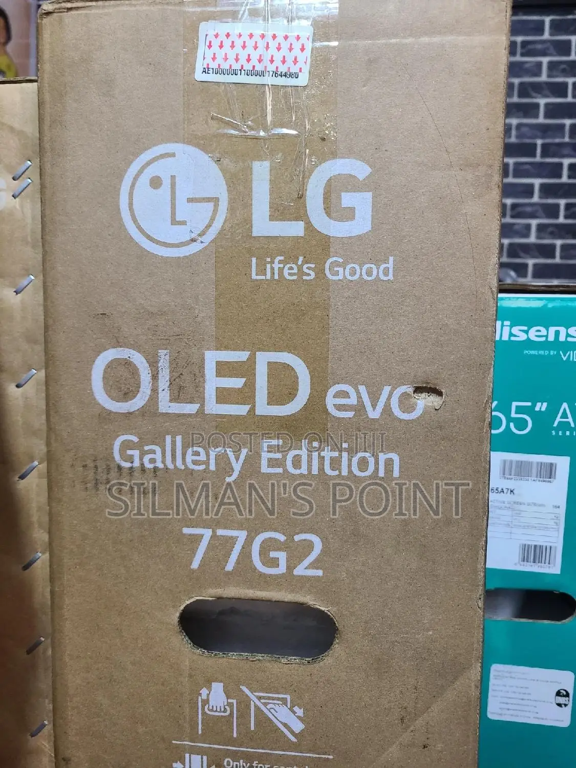 LG 77" Oled Evo G2 Gallery Design TV