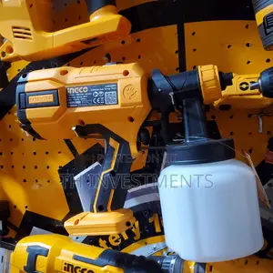 Lithium Ion Cordless Spray Gun.
