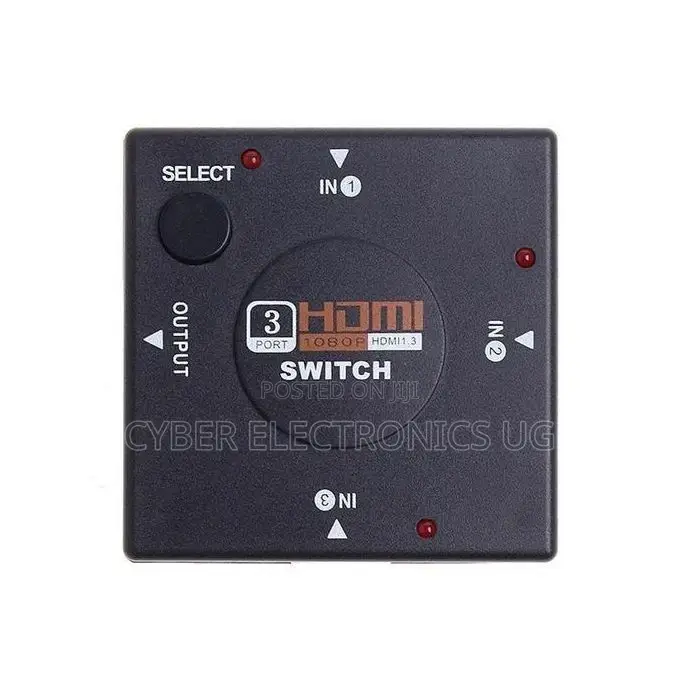 3 Port HDMI Switch Switcher Splitter Box Selector Amplifier