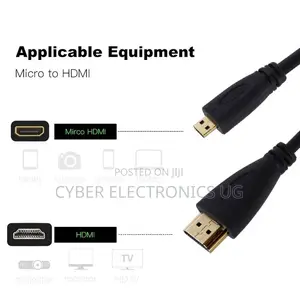 1.5m Micro/Mini HDMI to HDMI 19 Pin Cable