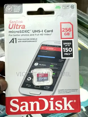 Sandisk Ultra Memory Card 256GB Microsdxc UHS-I Card