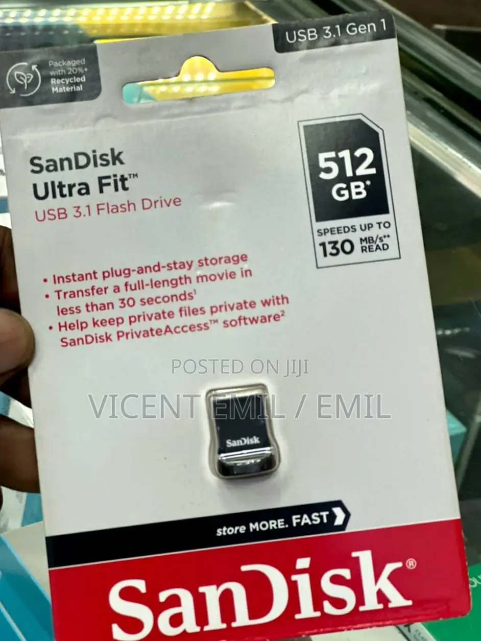 Sandisk Ultra Fit Flash Drive USB 3.1 512GB