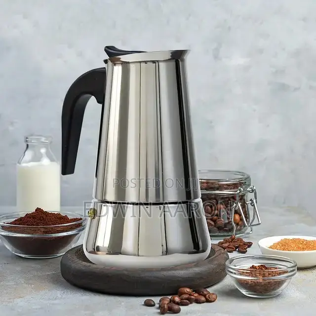 Stainless Steel Moka Pot Italian Coffee Maker 600mls