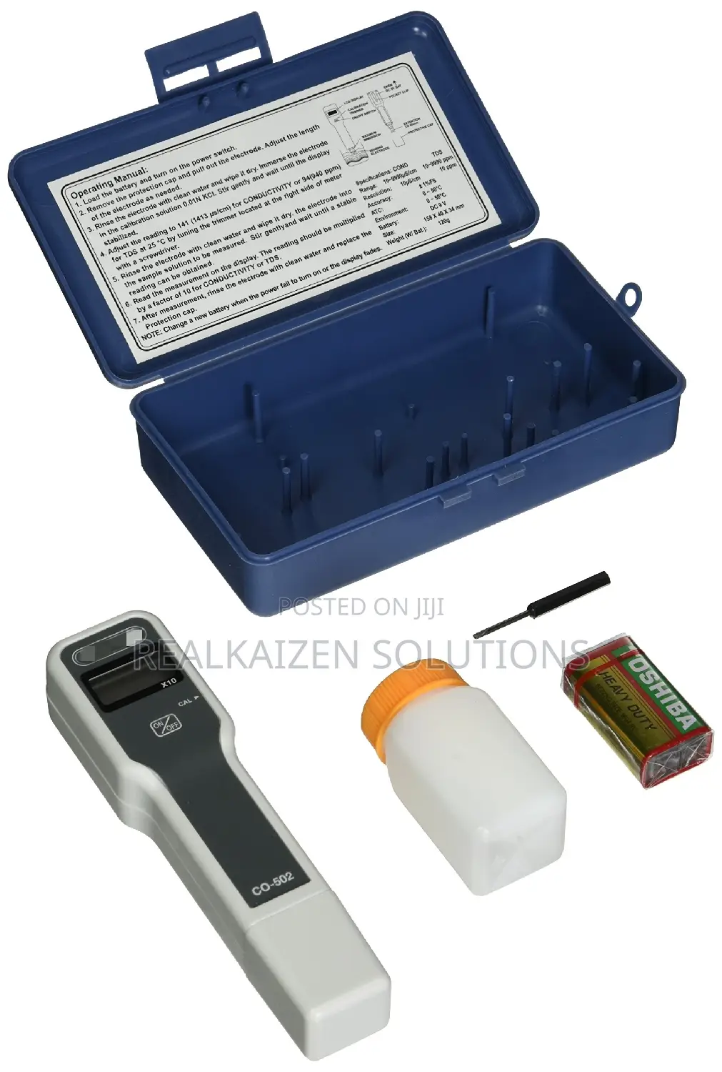 Digital Pocket Pro Ph and Saltconductivity Meter With Case