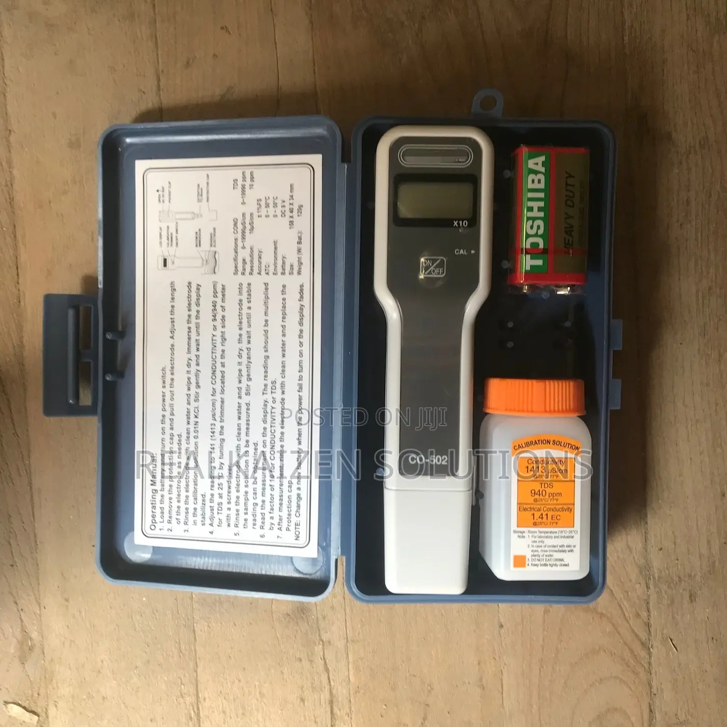 Digital Pocket Pro Ph and Saltconductivity Meter With Case