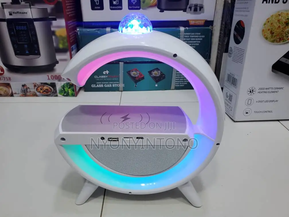 Bluetooth Speaker , Bedside Lamp, SD Card, Wireless Charger