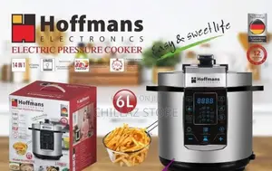 6l Hoffmans Electric Pressure Cooker (Silver)