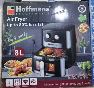 Hoffmans 8L Electric Air Fryer With 12 Months Warranty.